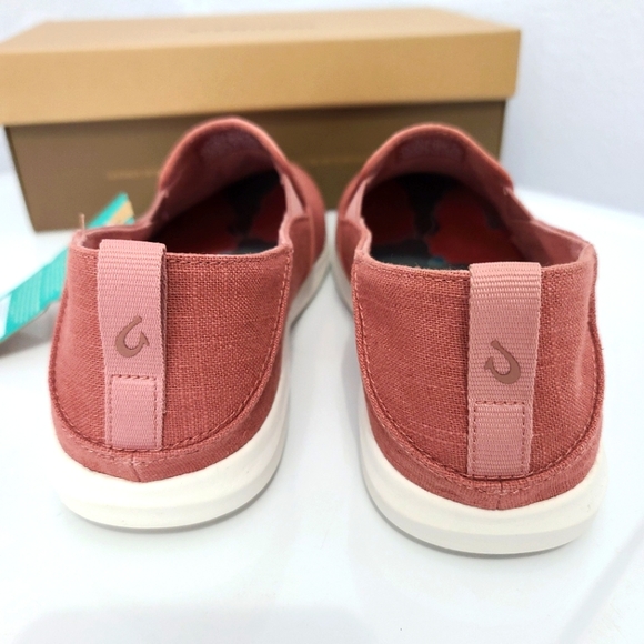 OLUKAI Hale'iwa Olona Slip-On Shoes Pink NEW - Picture 4 of 11